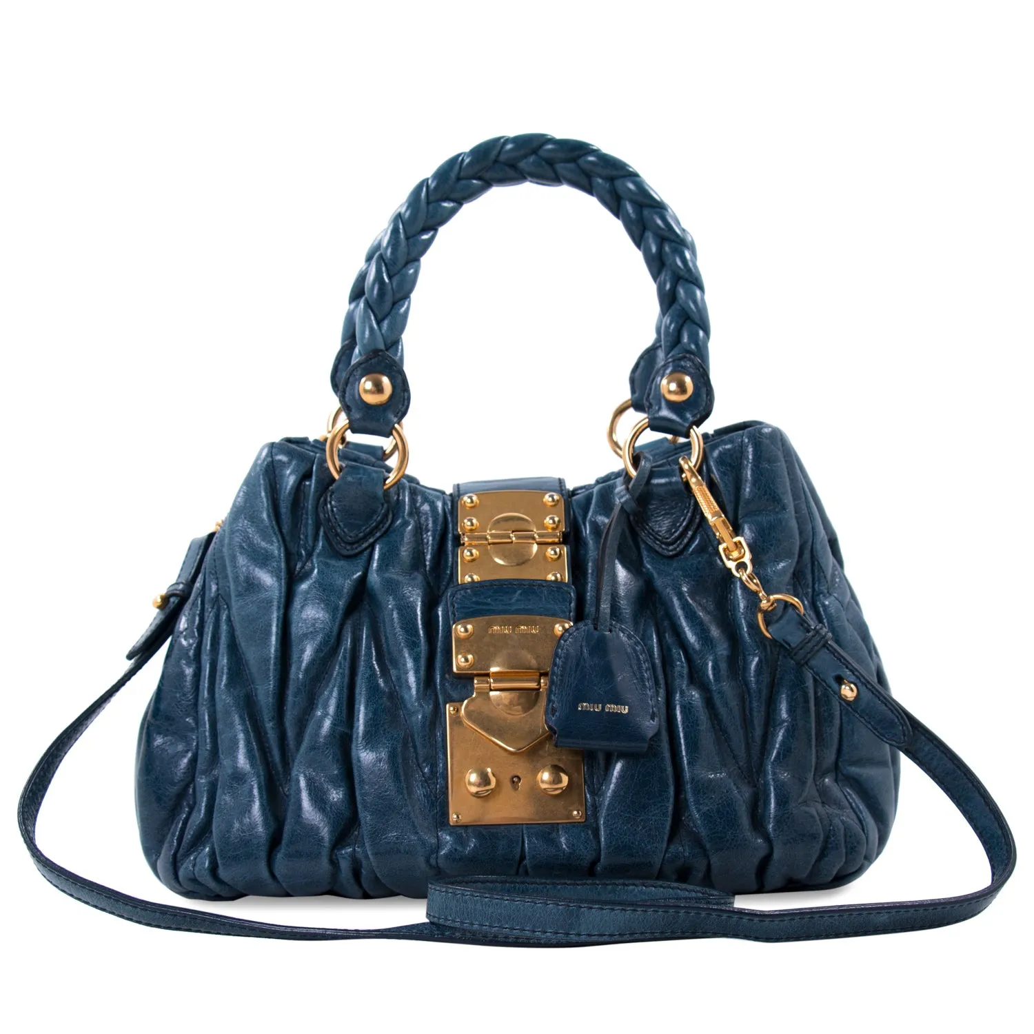 Miu Miu Metalassé Small Tote Bag
