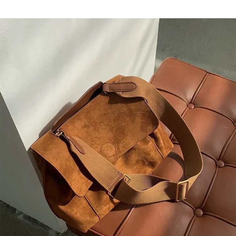 MOMENTLOVER  2025Women's bags wholesale fleece versatile autumn and winter bags women's large-capacity messenger bags shoulder bags large bags popular new trendy