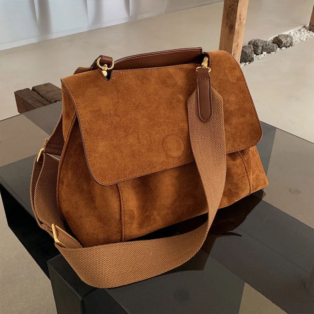 MOMENTLOVER  2025Women's bags wholesale fleece versatile autumn and winter bags women's large-capacity messenger bags shoulder bags large bags popular new trendy