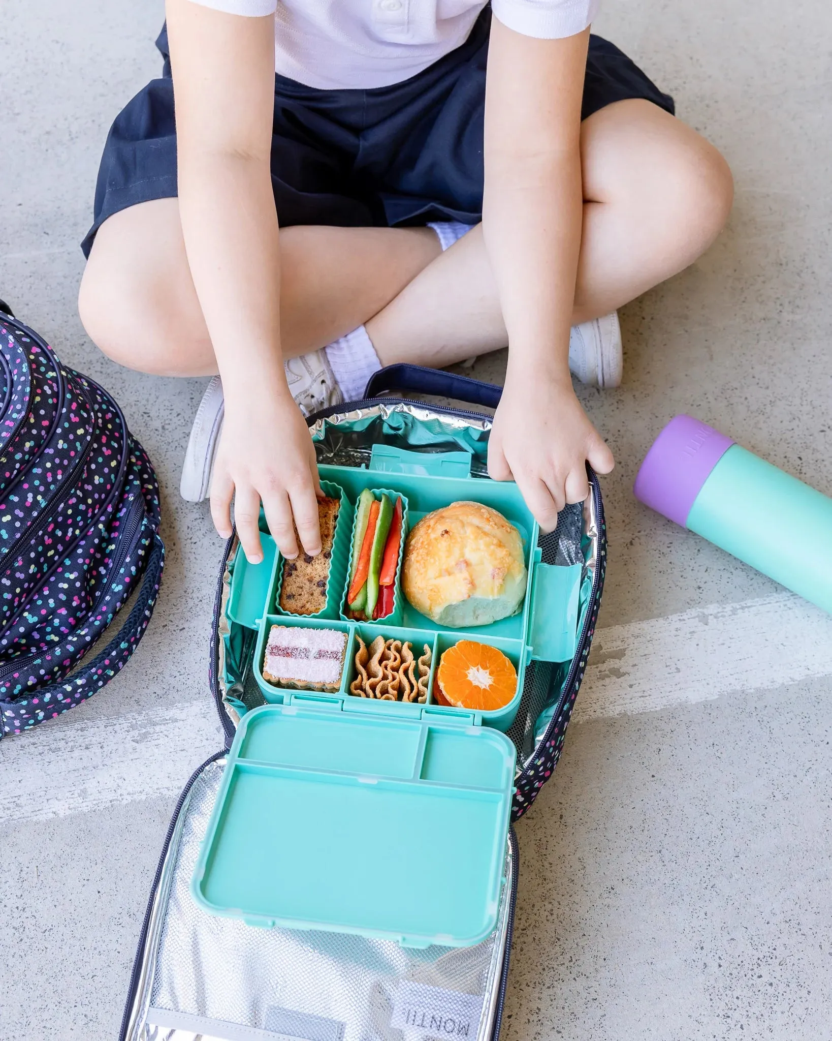 Montiico Bento Plus Lunch Box -  Lagoon