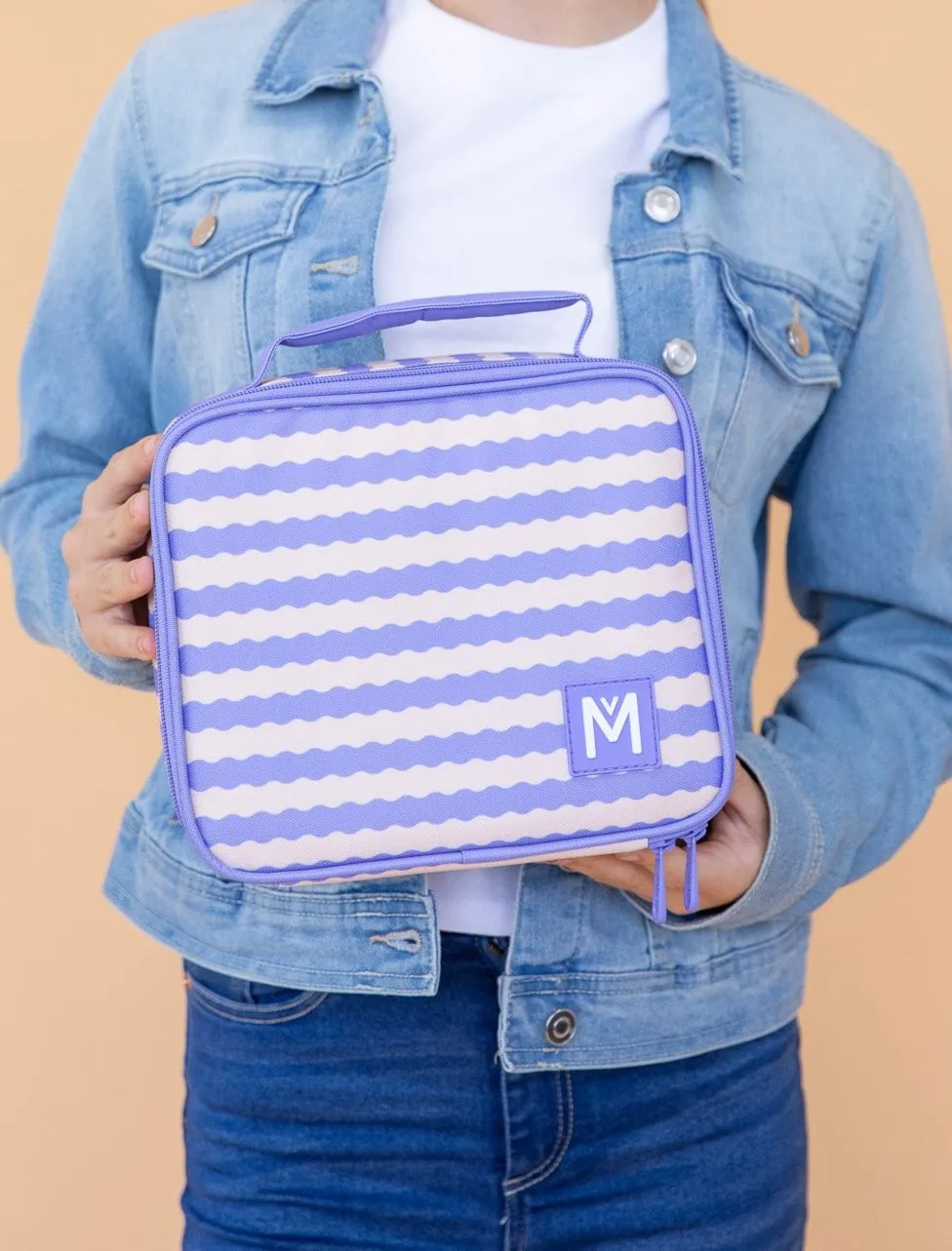 Montiico Medium Insulated Lunch Bag - Ripple Cloud