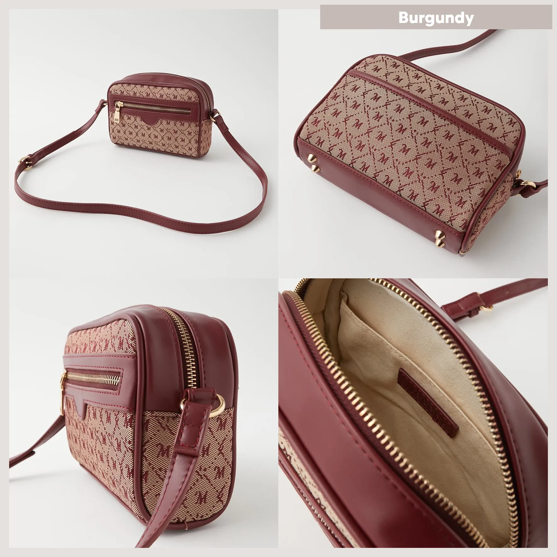 MOUSSY EA Monogram Shoulder Bag