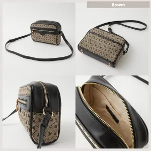 MOUSSY EA Monogram Shoulder Bag