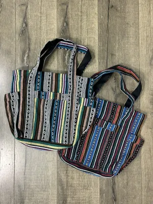 Multi Gheri Stripe Shopper