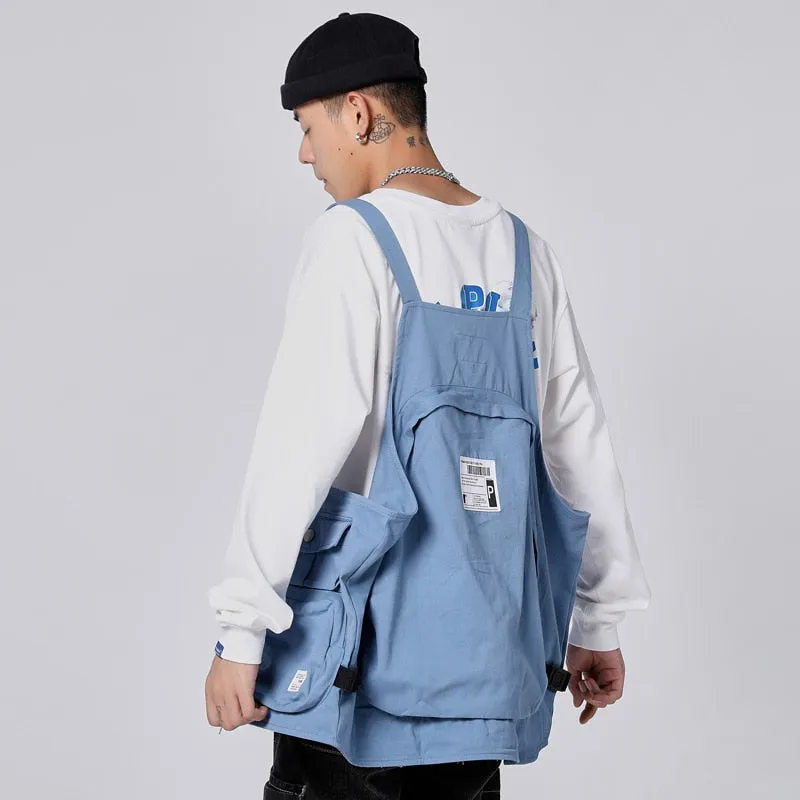 Multi-Pocket Waist Jacket
