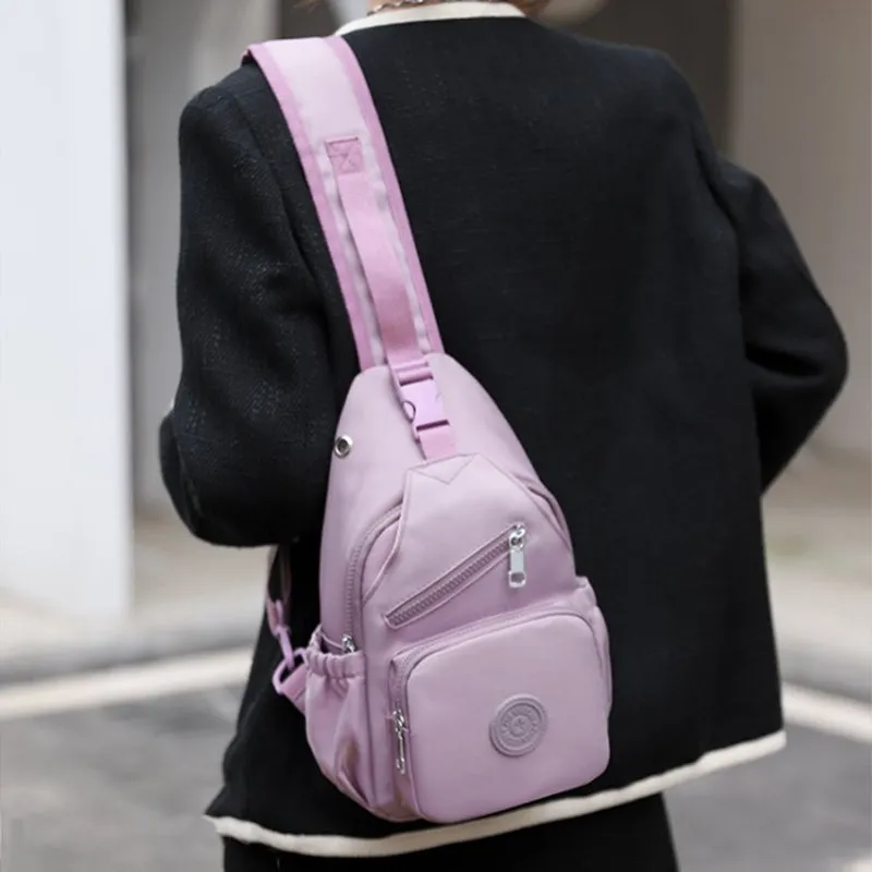 Multi-Pocket Waterproof Canvas Daily Shopping Backpack