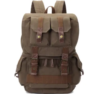 Multifuction Canvas Backpack Camera Ruckpack