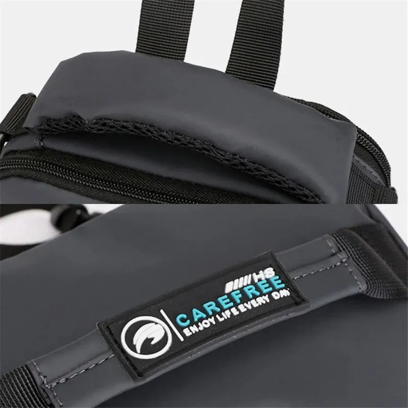 Multifunction Lightweight Outdoor Sling Bag Chest Bag Crossbody Bag With USB Charging Port