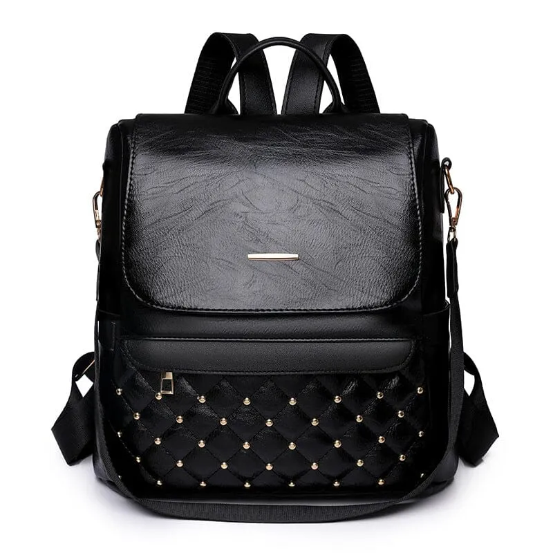 Multipurpose Anti-theft Travel Soft Leather Casual Bag