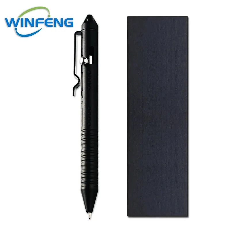 Multipurpose Self Defense Tactical Ballpoint Pen Aluminum Alloy Gel Ink Pen For School Office Stationery Supplies