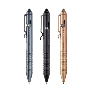 Multipurpose Self Defense Tactical Ballpoint Pen Aluminum Alloy Gel Ink Pen For School Office Stationery Supplies