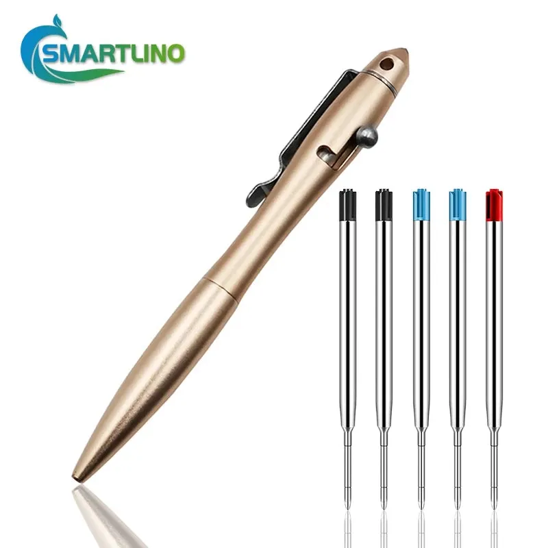 Multipurpose Self Defense Tactical Pen Emergency Broken Window Lifesaving Tools School Student Office Ballpoint Pens