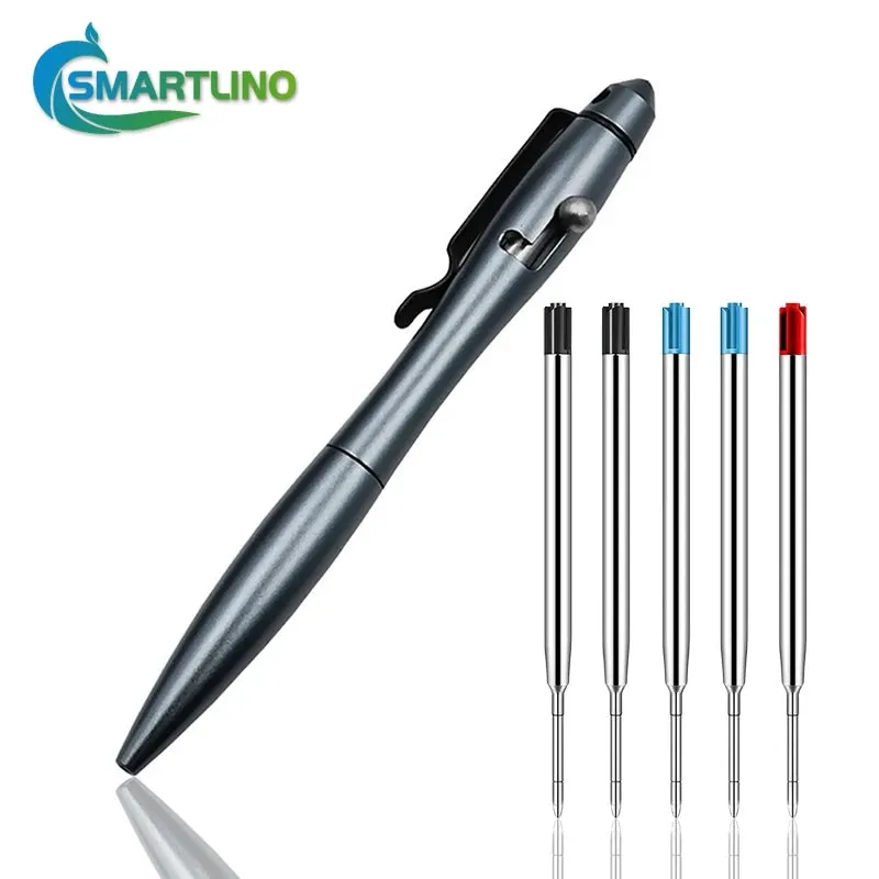 Multipurpose Self Defense Tactical Pen Emergency Broken Window Lifesaving Tools School Student Office Ballpoint Pens