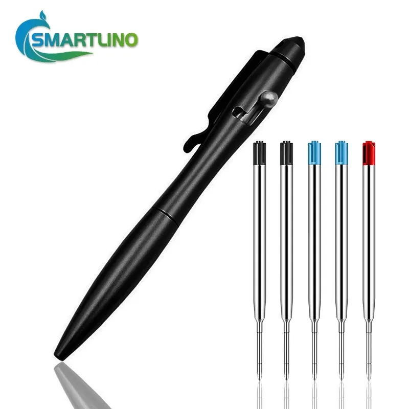 Multipurpose Self Defense Tactical Pen Emergency Broken Window Lifesaving Tools School Student Office Ballpoint Pens