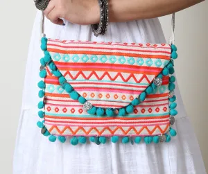 Naarangi - Multicolor Cotton Sling Bag for Women