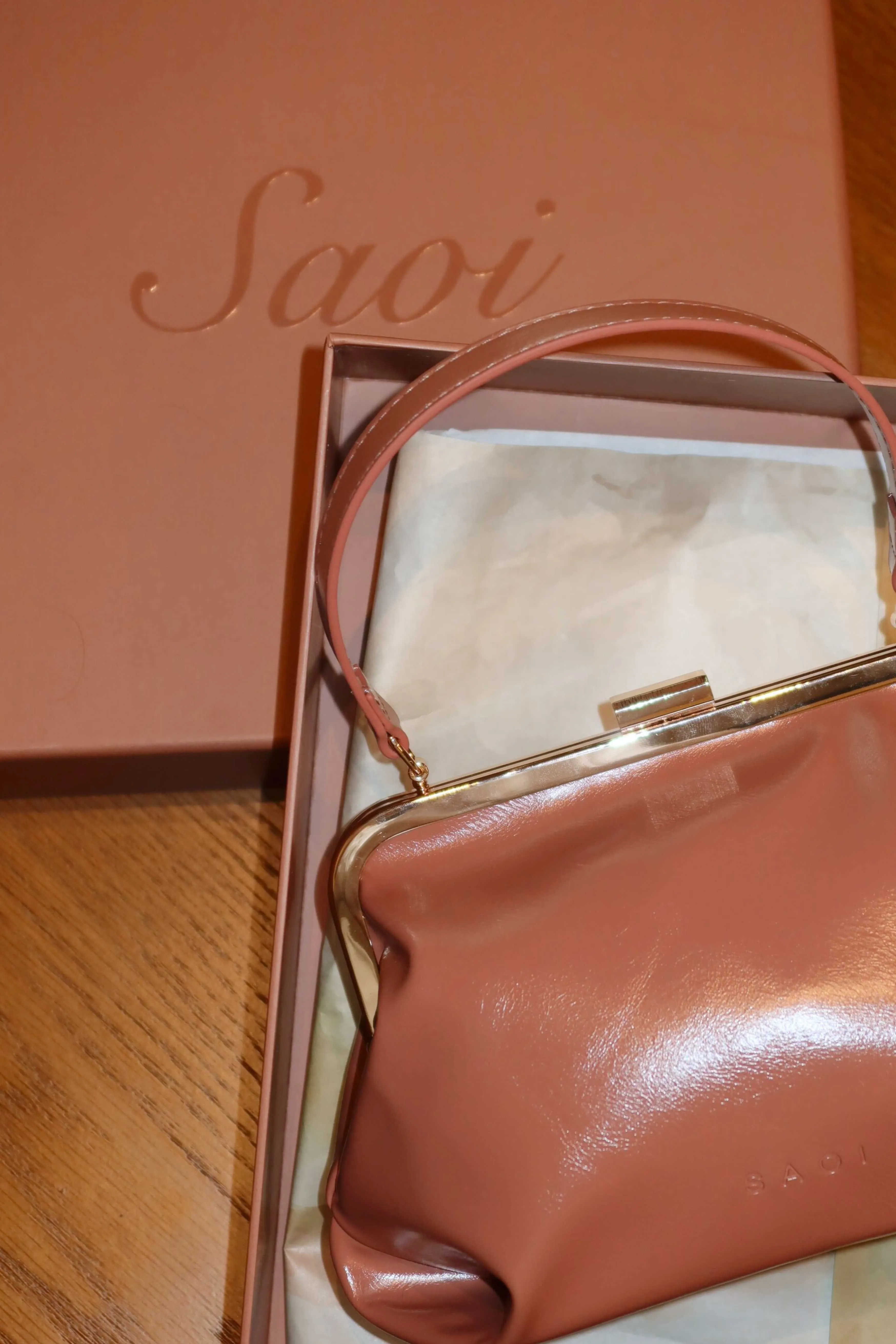 Nara Clutch in Cottage Rose