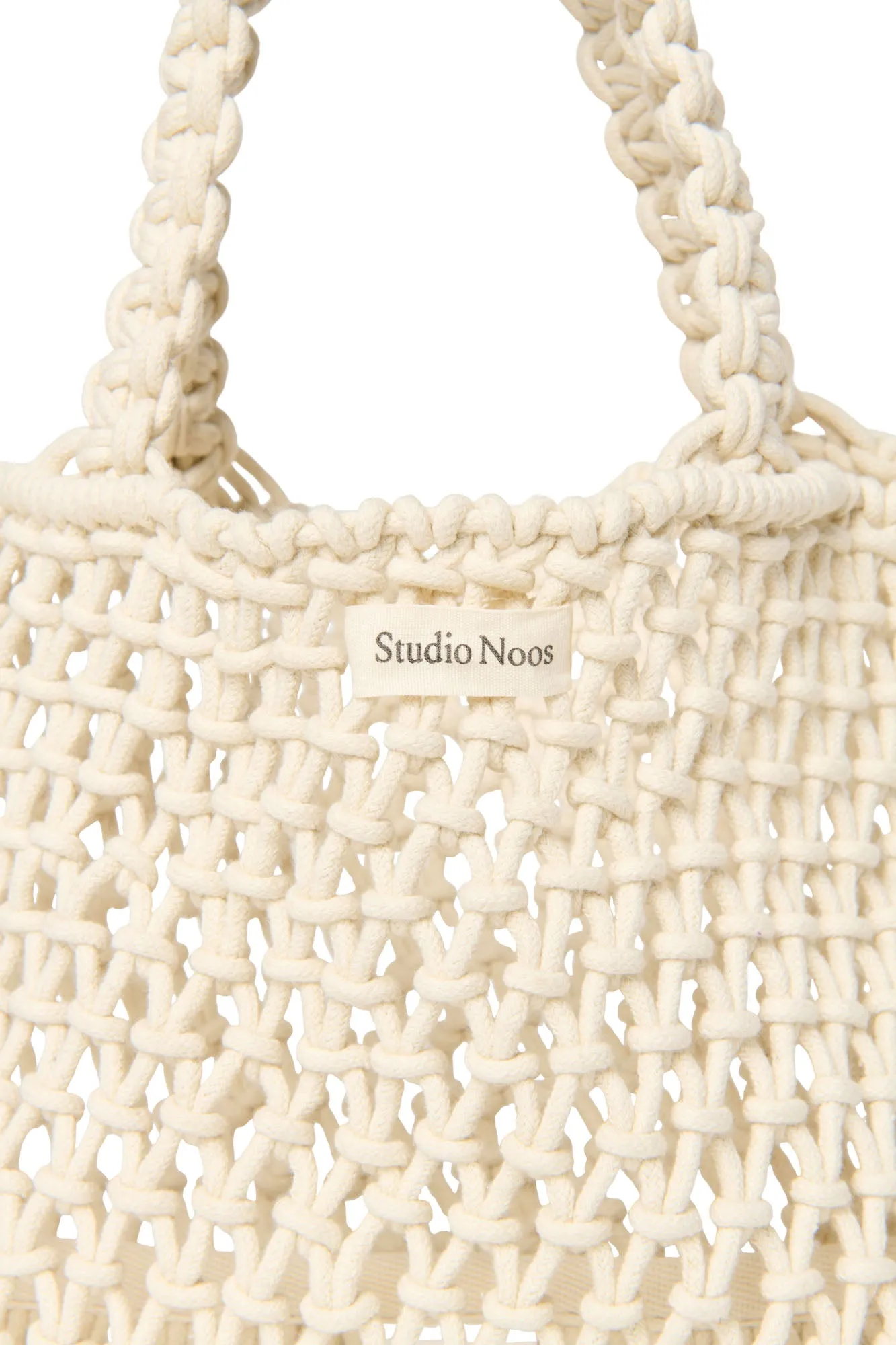 Natural Macrame Mini Handbag