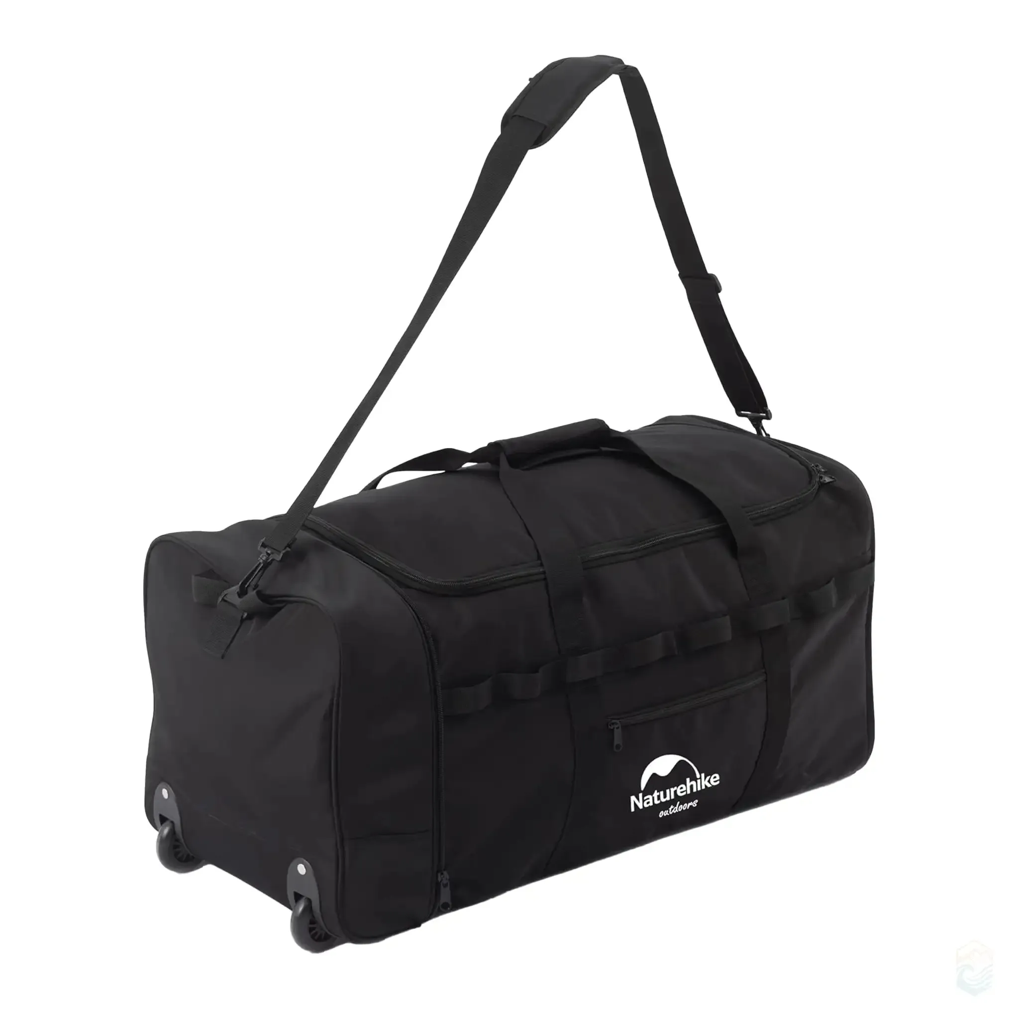 Naturehike 88L Large Capacity Camping Bag Folding Travel Duffel with Wheels for Outdoor Gear