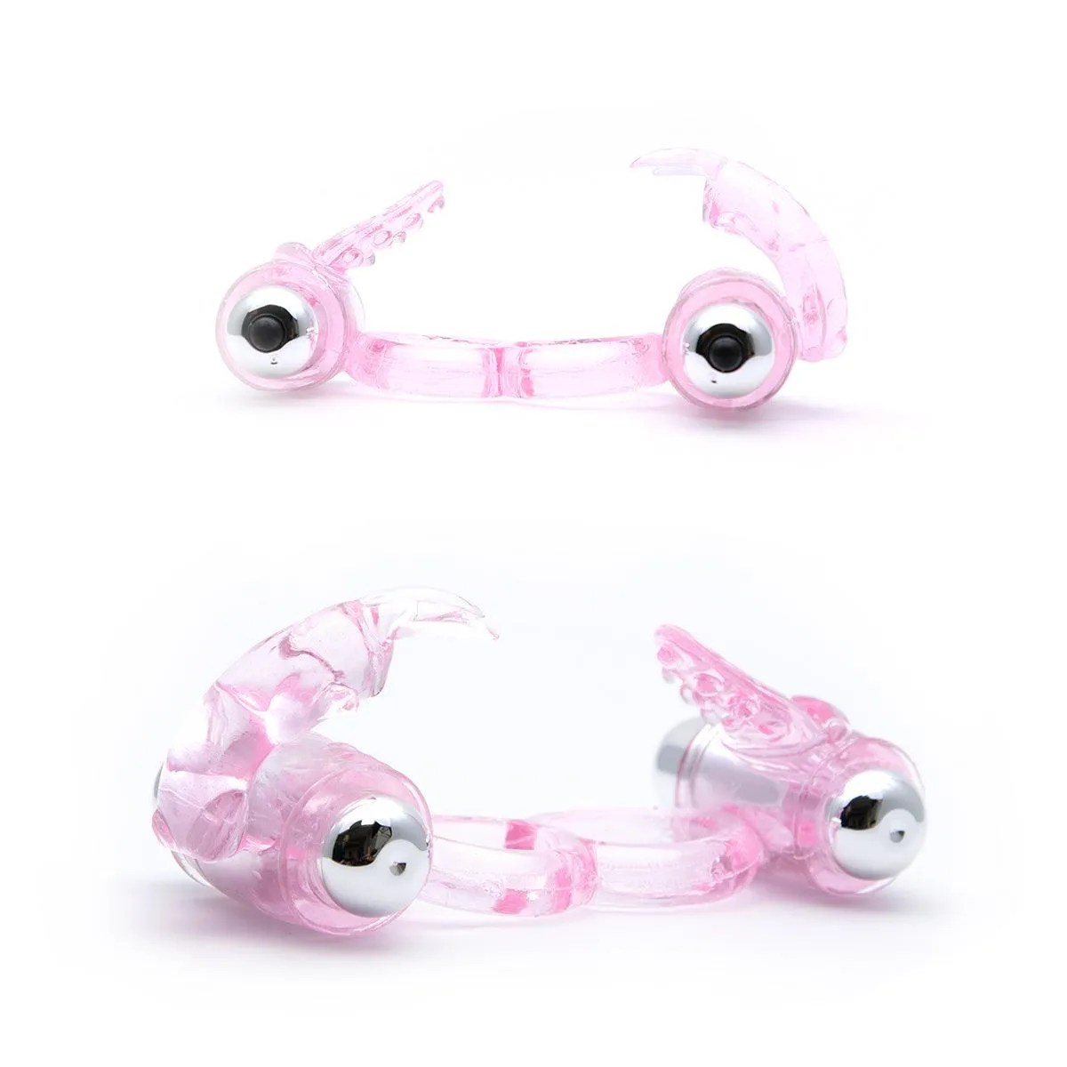Neojoy Dual Bullet Ring Jelly Cock and Balls Double Ring Erection Enhancer