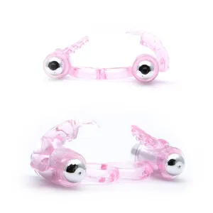 Neojoy Dual Bullet Ring Jelly Cock and Balls Double Ring Erection Enhancer