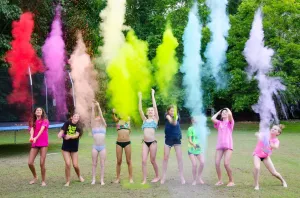 New 10 Pack Assorted Colours Chameleon Colors Color Powder! Great for Parties, Birthdays, Gender reveal etc. Non Toxic, Non-staining, washable, safe for Pets & Kids, environmentally Friendly!