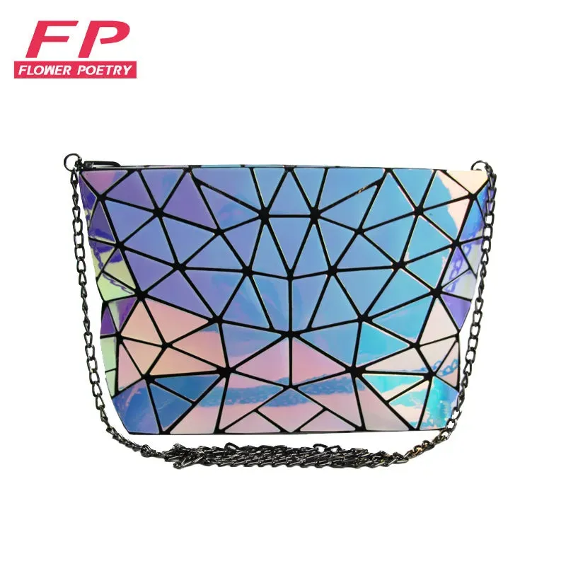 New Famous Bao Bags Women Diamond Lattice Fold Over Bags Women Handbags Small Chain Shoulder Bags Messenger Bag bao Bolsa