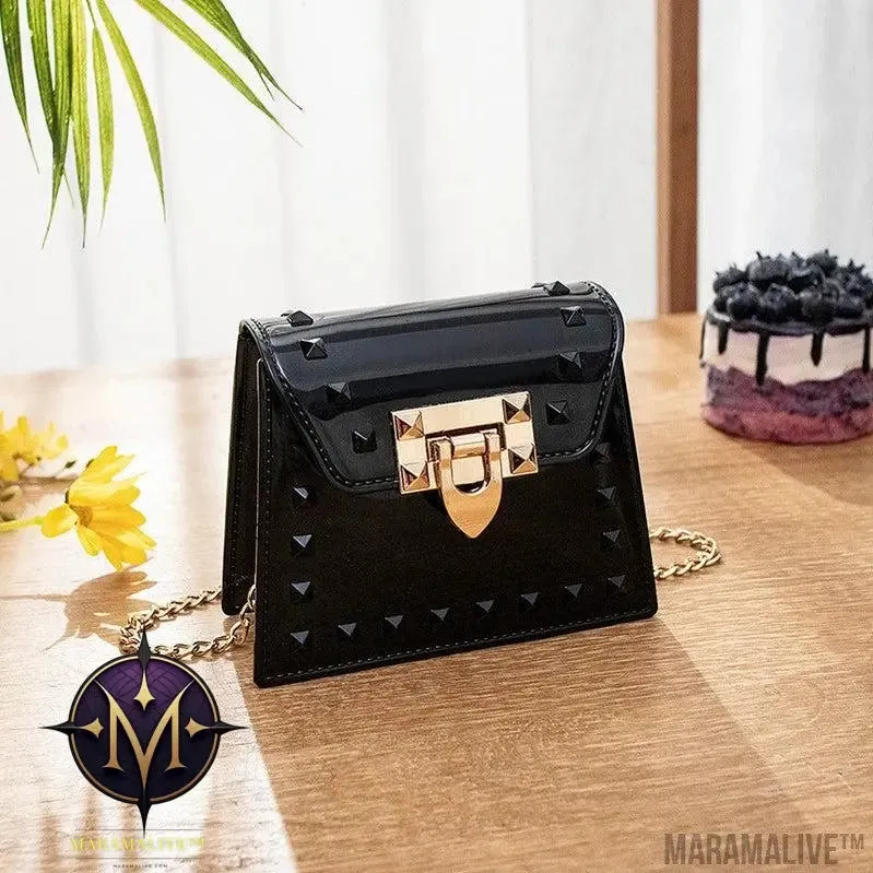 New PVC Candy Color One Shoulder Messenger Bag