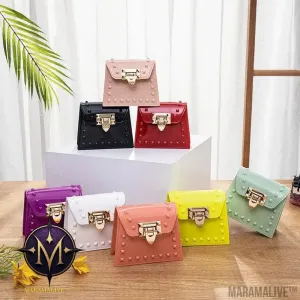 New PVC Candy Color One Shoulder Messenger Bag