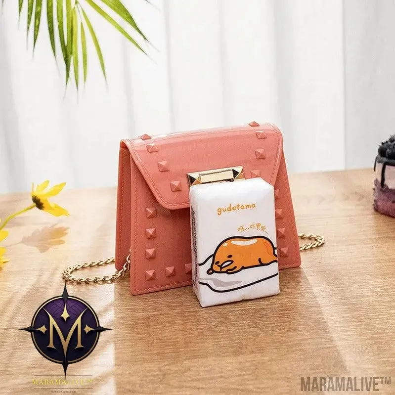 New PVC Candy Color One Shoulder Messenger Bag