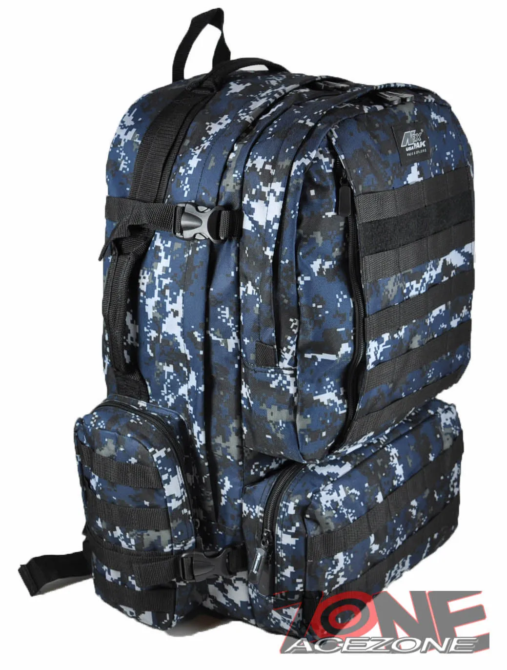 Nexpak USA Backpack Tactical 3 Day Assault Outdoor OP822 NAVY DIGITAL CAMO