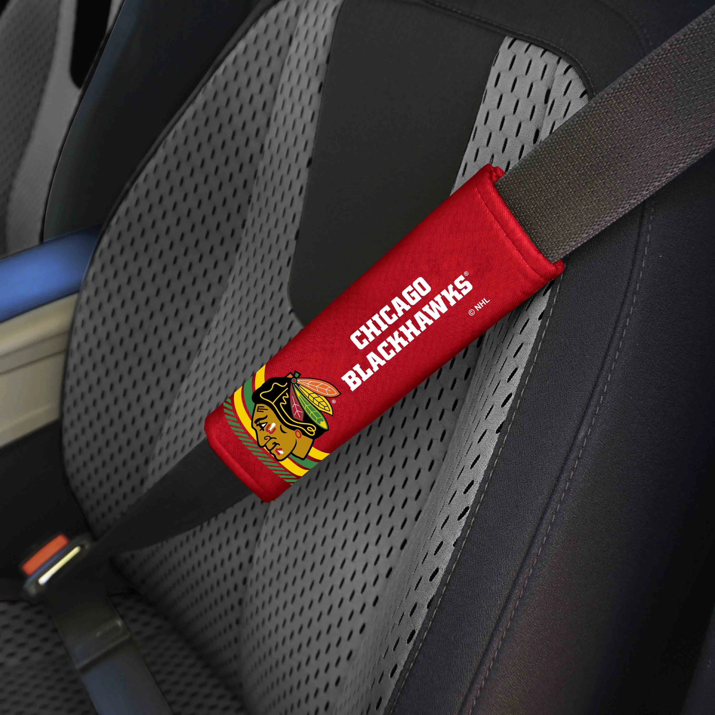 NHL - Chicago Blackhawks Rally Seatbelt Pad - Pair