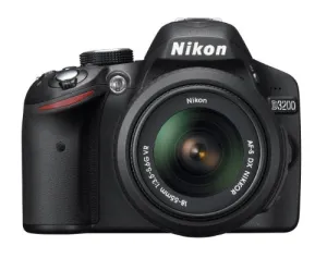 Nikon D3200 DSLR Camera with 18-55mm Lens - Black