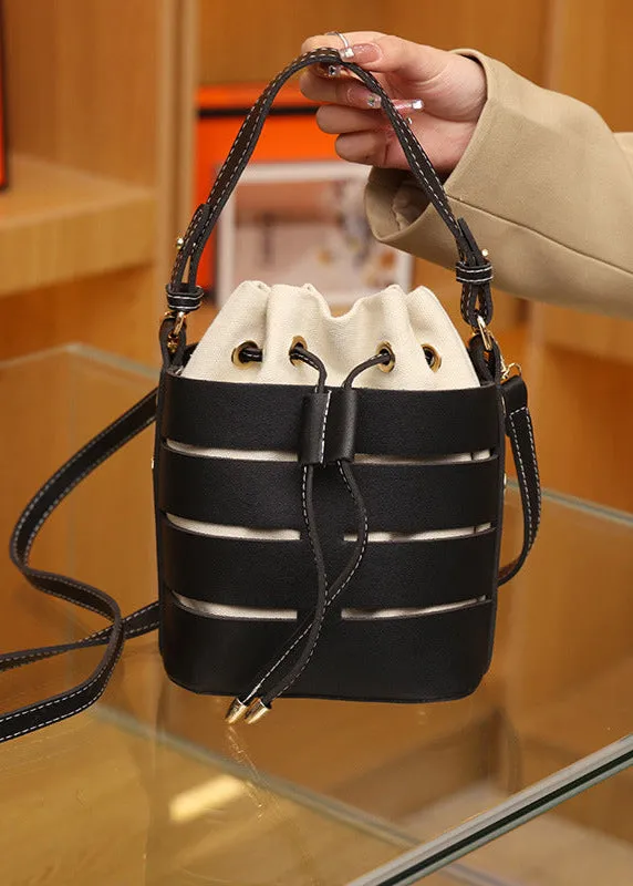 Nova – Structured Bucket Bag with Canvas Pouch