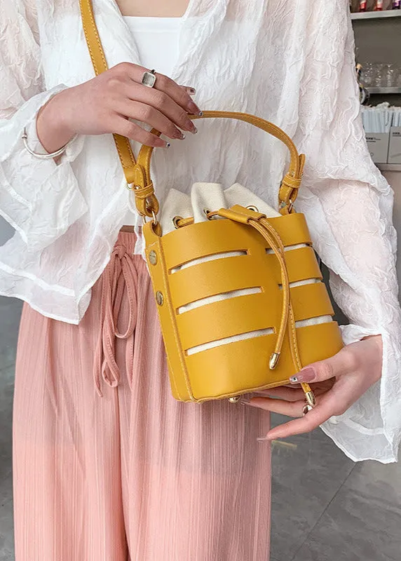Nova – Structured Bucket Bag with Canvas Pouch