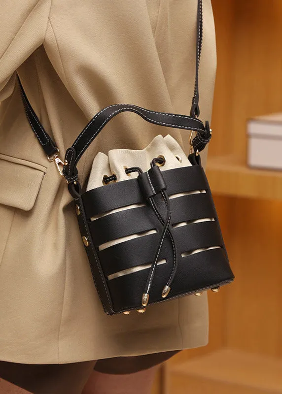 Nova – Structured Bucket Bag with Canvas Pouch