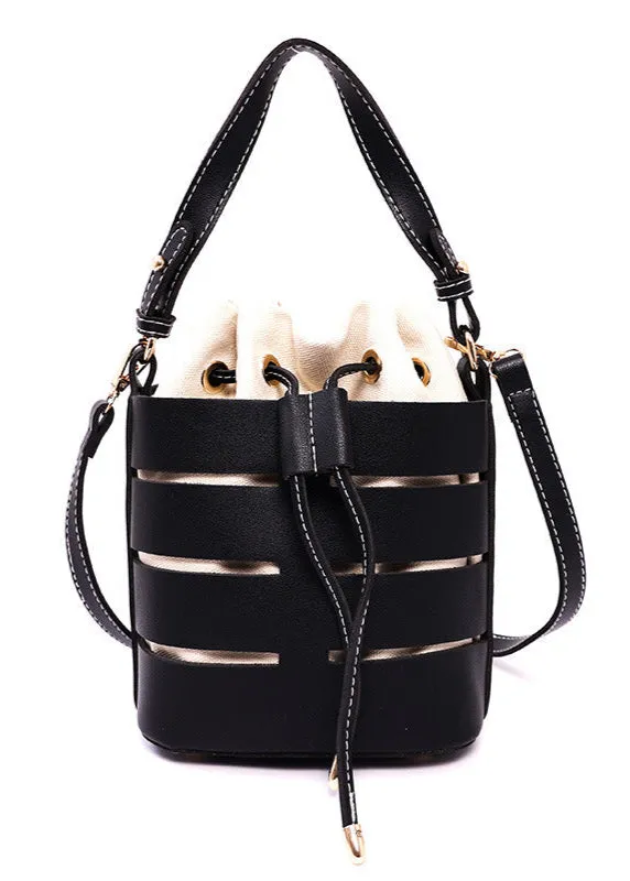 Nova – Structured Bucket Bag with Canvas Pouch