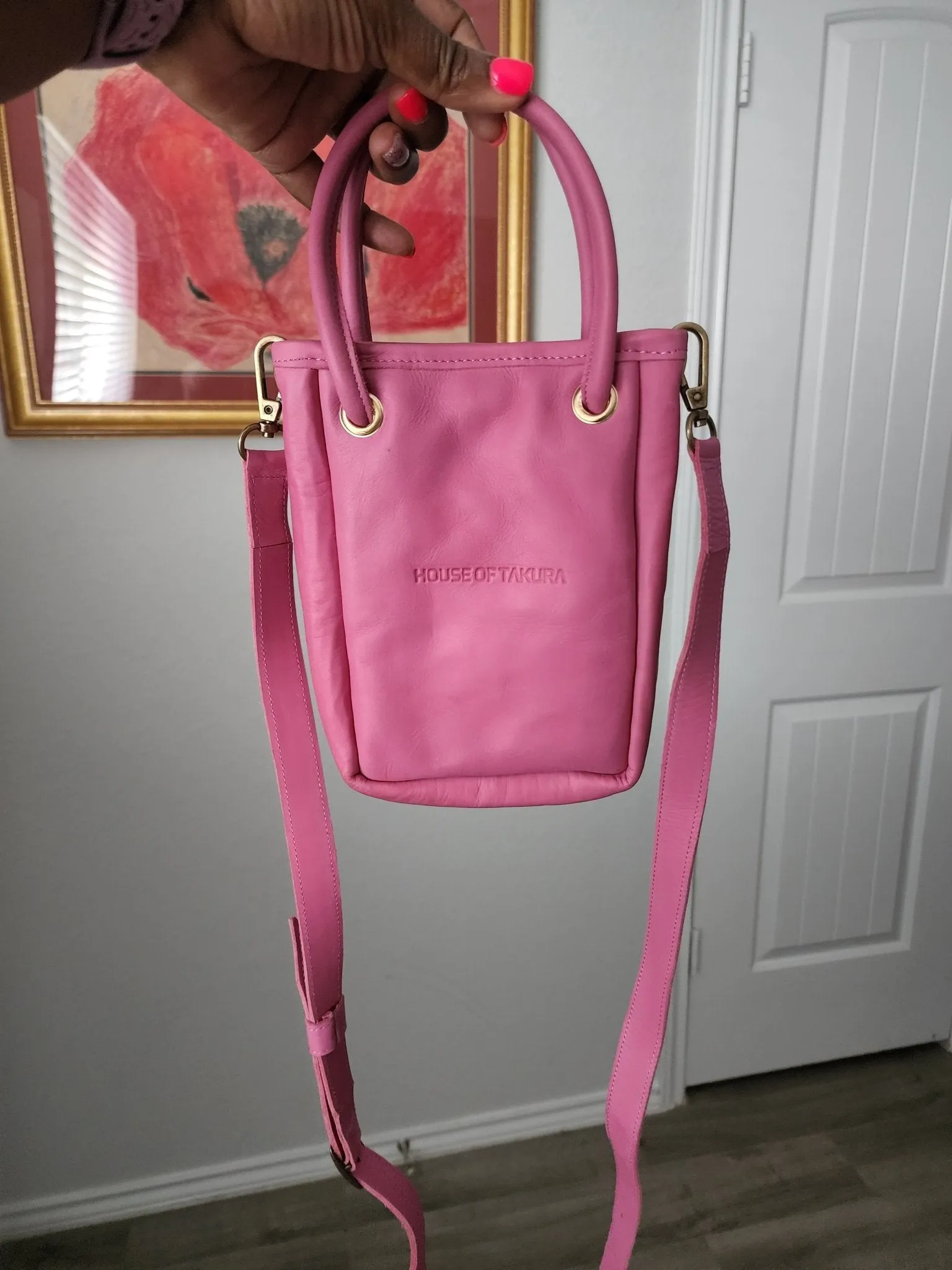 Nyams Mini Bag - All Leather Exterior