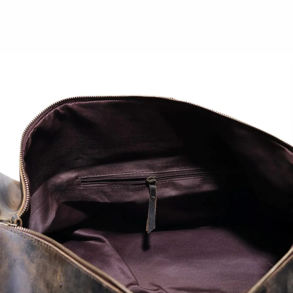 Odyssey Leather Rolling Duffel