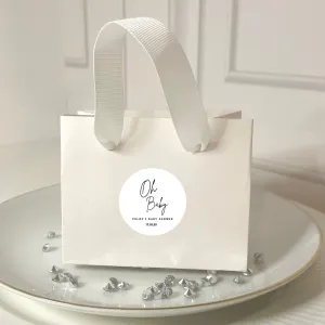 ‘Oh Baby’ Baby Shower Favour Gift Bags - 2 sizes (Pack of 6)