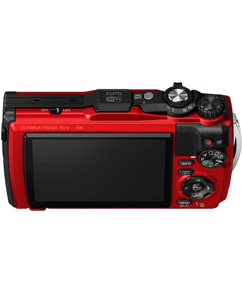 Olympus Tough TG-6 Red Compact Camera