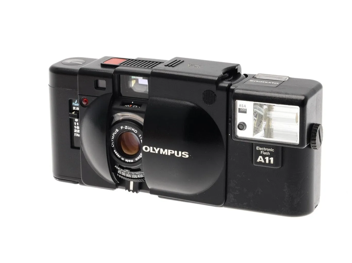 Olympus XA   A11 Electronic Flash - 35mm Film Camera - with 6 month warranty