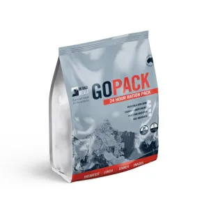 On Track Meals Go Pack – 24-Hour Adventure & Emergency Ration Kit -MEAT- | Ready-to-Eat with Flameless Heating