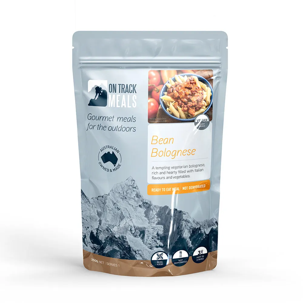 On Track Meals Go Pack – 24-Hour Adventure & Emergency Ration Kit -MEAT- | Ready-to-Eat with Flameless Heating