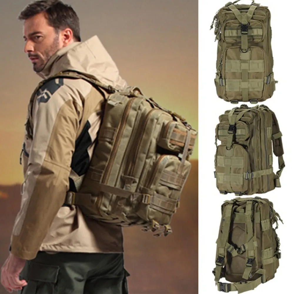 Outdoor Military BackPack Hiking Bag 1000D Nylon 30L Waterproof Tactical Backpack