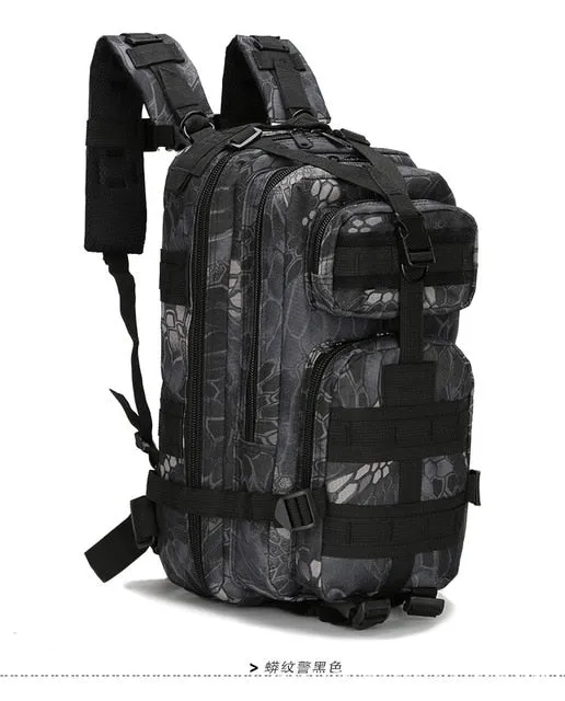 Outdoor Military BackPack Hiking Bag 1000D Nylon 30L Waterproof Tactical Backpack