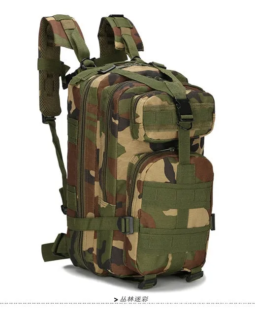 Outdoor Military BackPack Hiking Bag 1000D Nylon 30L Waterproof Tactical Backpack