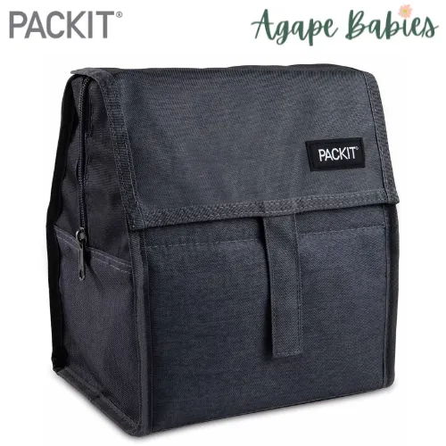 PackIt Freezable Lunch Bag - City Charcoal