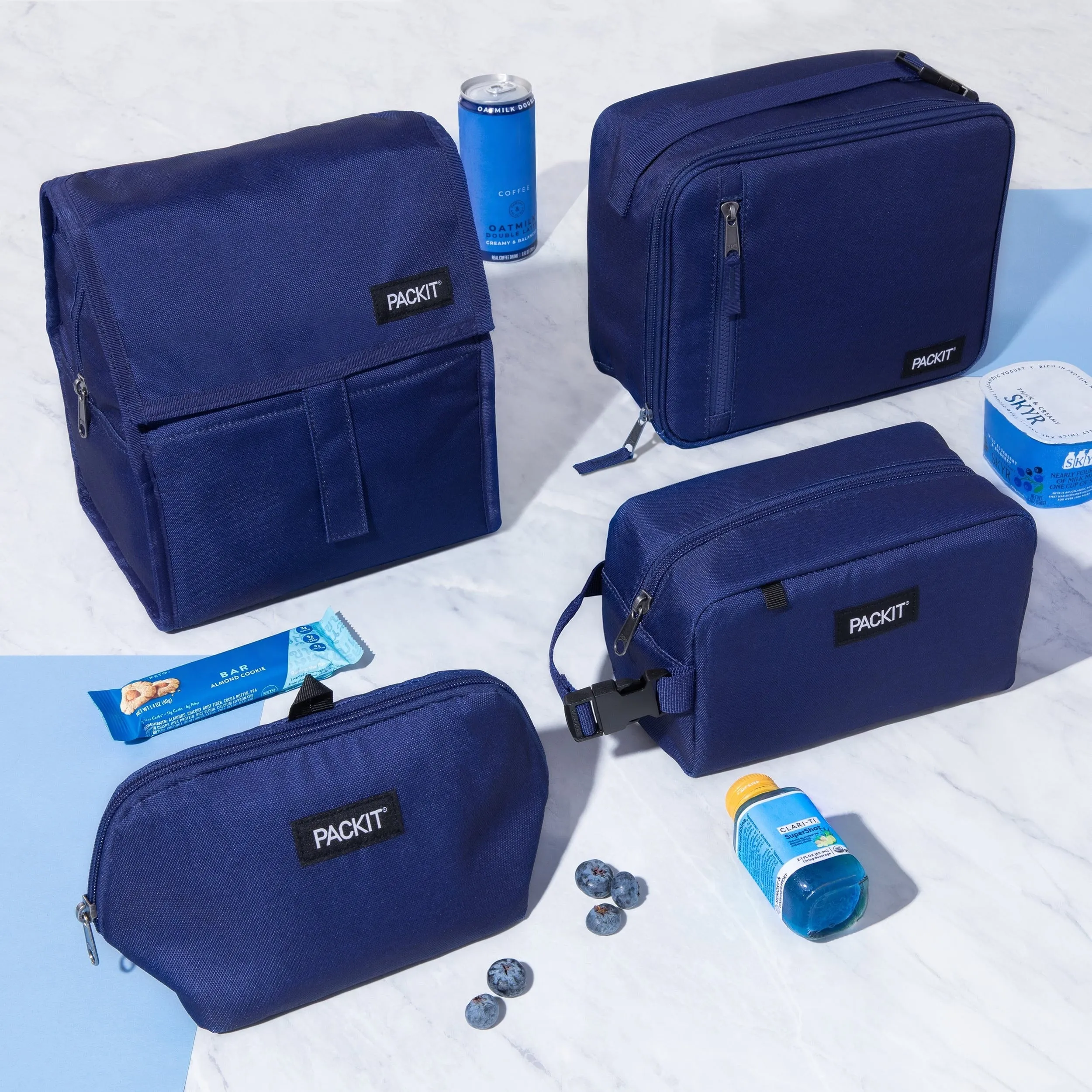 PackIt Freezable Lunch Bag - True Blue