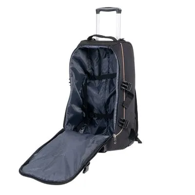 Paklite Origin 51Cm Trolley Duffle Backpack Black & Khaki