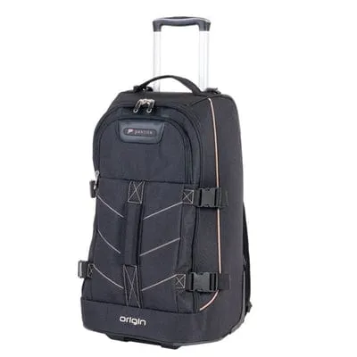 Paklite Origin 62Cm Trolley Duffle/Backpack Black & Khaki